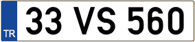 Truck License Plate